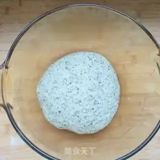 Make Black sesame cake step 4