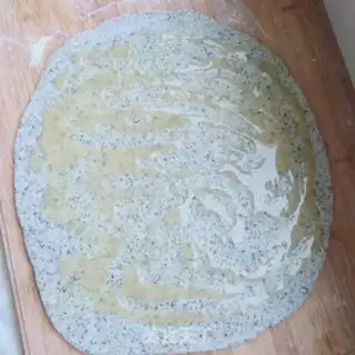 Make Black sesame cake step 6