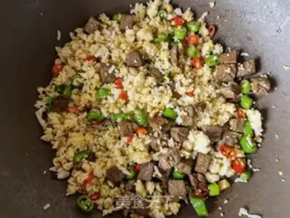 Make Cream pepper beef for 2 meters step 9