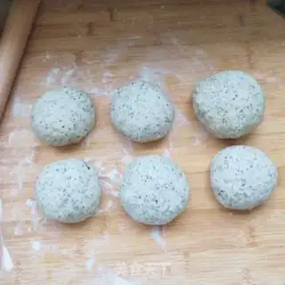 Make Black sesame cake step 8