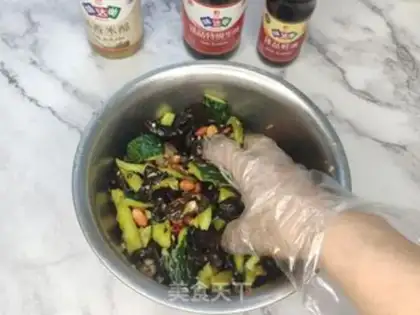Make The cucumber platters step 9