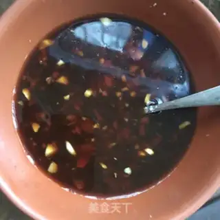 Make Spicy egg tofu step 3