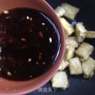Make Spicy egg tofu step 7