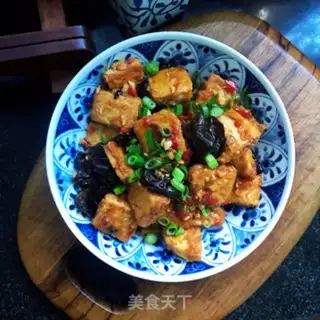 Make Spicy egg tofu step 11