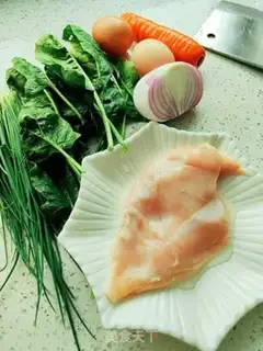 Make Vegetable chicken pancakes step 0