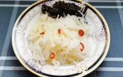 Make Puffy pickles step 0