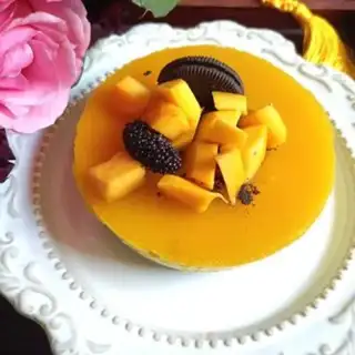 Make Mango yogurt mousse cake step 32