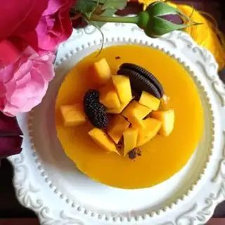 Make Mango yogurt mousse cake step 33