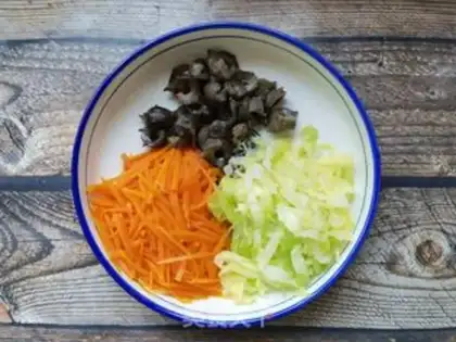 Make Carrot, cabbage, cucumber step 6