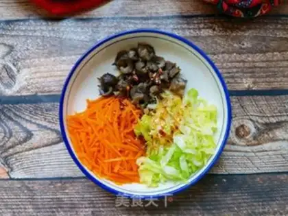 Make Carrot, cabbage, cucumber step 7