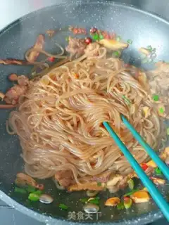 Make Beef fried taro fans step 12