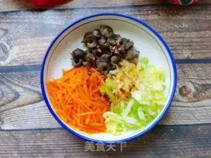 Make Carrot, cabbage, cucumber step 8