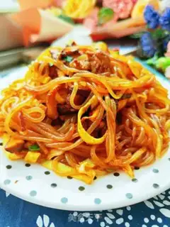 Make Beef fried taro fans step 17