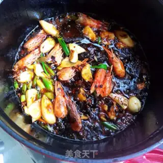 Make A tofu shrimp spicy pot step 8