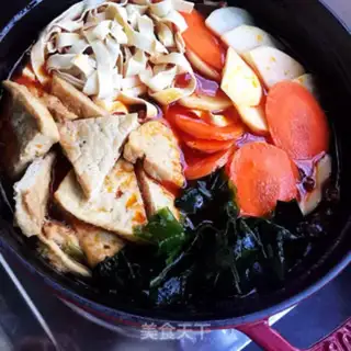 Make A tofu shrimp spicy pot step 11
