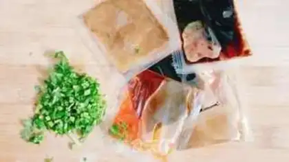 Make Hot dry noodles step 2