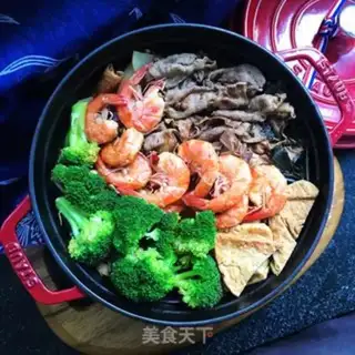 Make A tofu shrimp spicy pot step 14