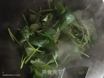 Make Potato leaves step 2