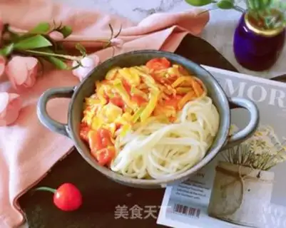 Make Tomatoes, halon noodles step 12