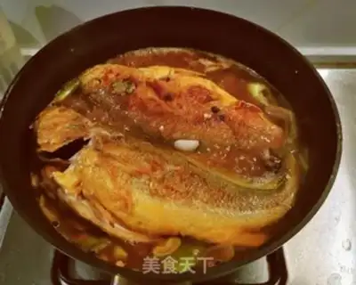 Make Red-burned yellow fish step 6