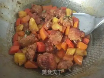 Make Pineapple-fruit chicken wings step 11