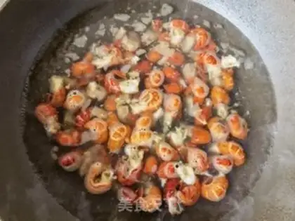Make Snack beer, lobster tail step 2