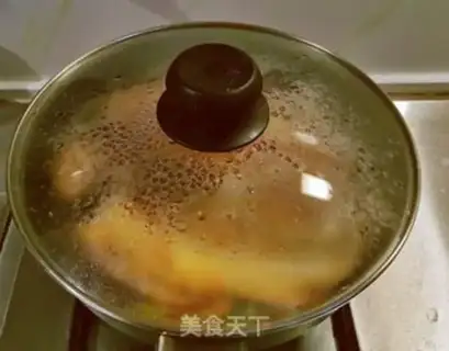 Make Red-burned yellow fish step 7