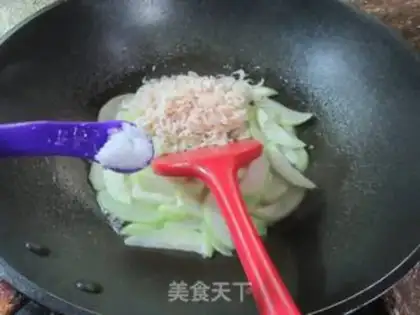 Make ♪ Shrimp skins rises at night ♪ step 5