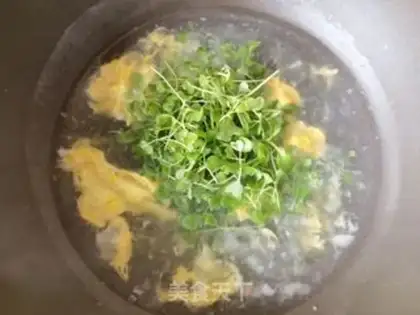 Make Chicken omelet soup step 8