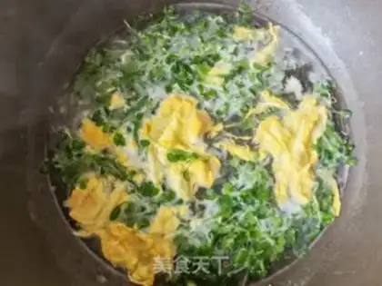 Make Chicken omelet soup step 9