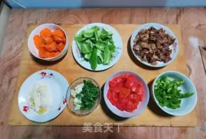 Make Red lamb step 0