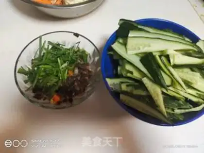Make Wood and cucumber step 0