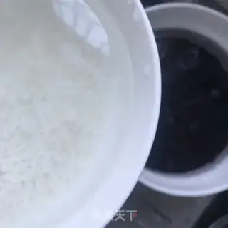 Make Black rice rice step 2