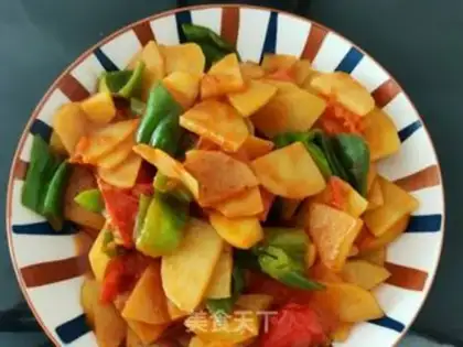 Make Potato pepper step 9