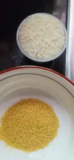 Make Two meters of rice step 0