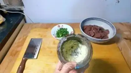 Make Spicy garlic step 1
