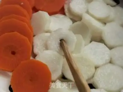 Make Taro mango ice step 1