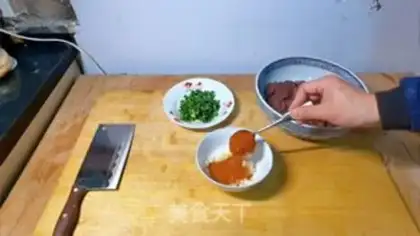 Make Spicy garlic step 2