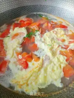 Make Tomato egg soup step 3