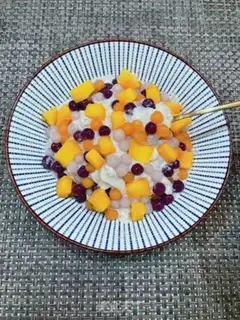 Make Taro mango ice step 7