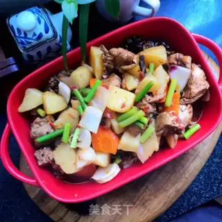 Make Spicy chicken and potatoes step 12