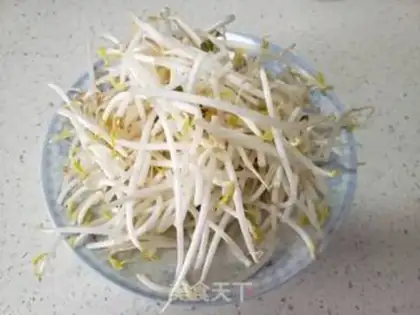 Make The green bean sprouts and the red potatoes step 1