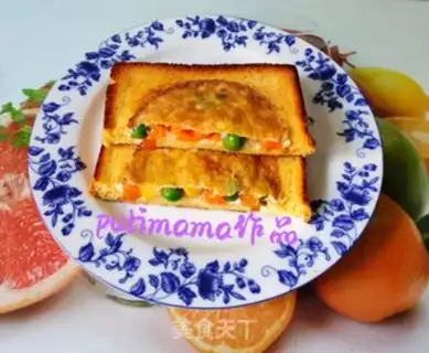 Make Vegetable sandwich step 14