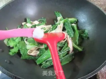 Make Fry mushrooms and wheat step 7