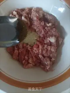Make Cream mushrooms and meat dumplings step 3