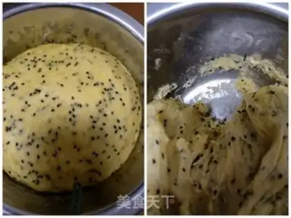 Make Baked black sesame tablets step 5