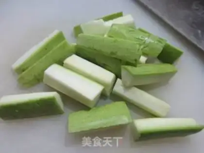 Make Sichuan broccoli step 2