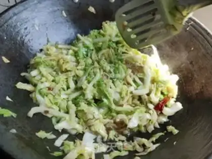 Make Fan cabbage step 7
