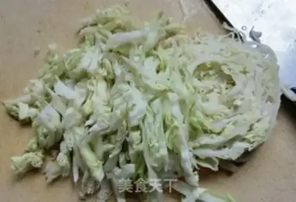 Make The cabbage with thin meat step 0