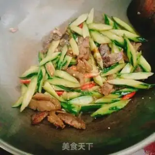 Make Weenie fried cucumber step 6